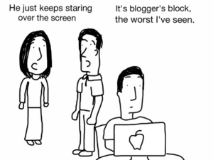 Blogger's block - what wedding pros can write about if you are bad at blogging!